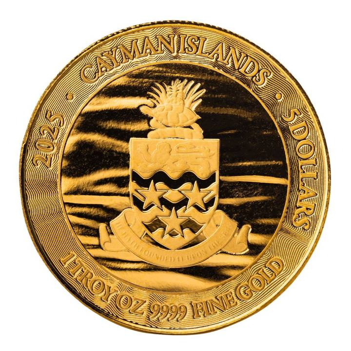 2025 Cayman Islands Stingray 1 oz Gold Coin