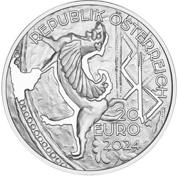 The White Gold of Hallstatt - Salt Trading 20 Euro Srebro 2024 Proof