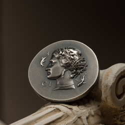 Cook Islands: Arethusa 1 oz Silber 2023 Ultra High Relief Antiqued Coin