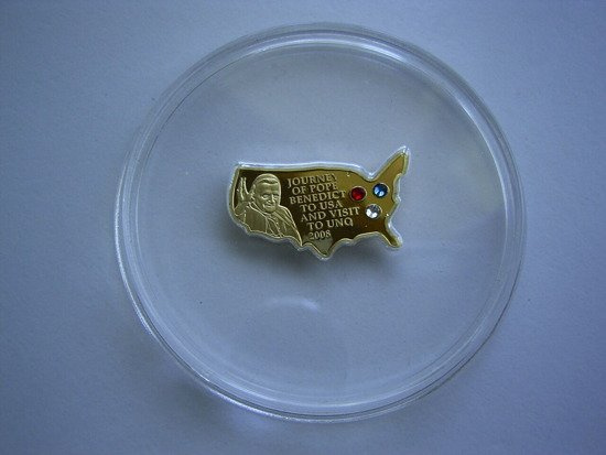 Benedykt XVI 4 g Złota 2008 Proof