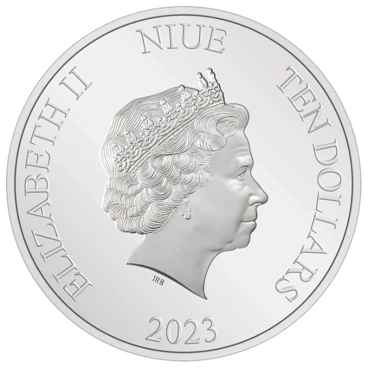 Niue: DC Villains - The Joker coloured 3 oz Silber 2023 Proof