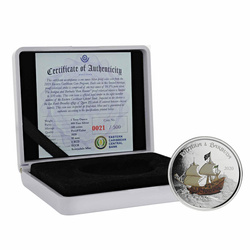 Antigua & Barbuda: Rum Runner coloured 1 oz Silber 2020 Proof