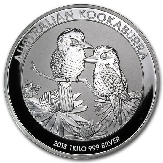 Kookaburra 1000 gram Silver Random Year