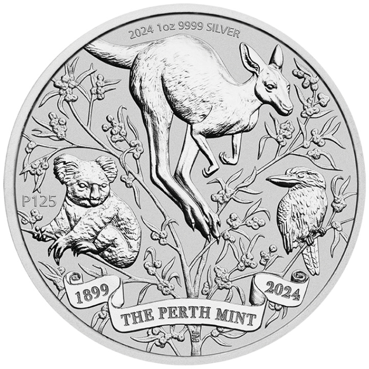 Perth Mint 125. rocznica powstania 1 uncja Srebra 2024
