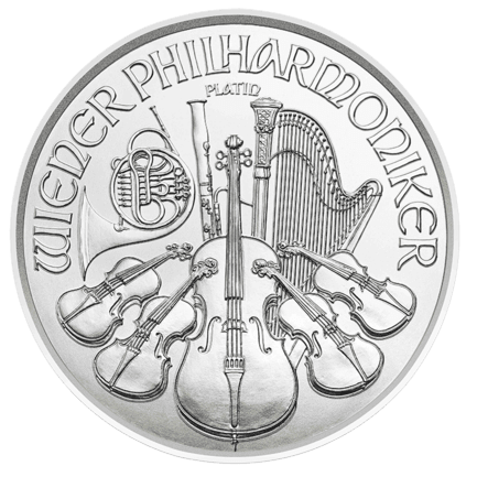 Wiedeński Filharmonik 1/25 uncji Platyny