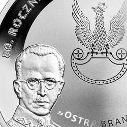 A Hazafias Hadsereg „Ostra Brama” hadműveletének 80. évfordulója 10 zł ezüst 2024 Proof