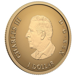 Moneda de oro Iconic Maple Leaf 0,5 g de oro 2027 Reverse Proof