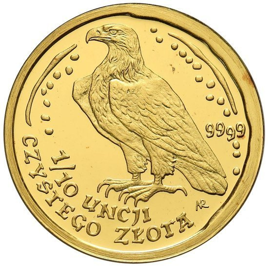 Orzeł Bielik 1/10 uncji Złota 1998
