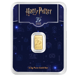 Lingote de Oro de 0,5 g – Harry Potter 25th Anniversary