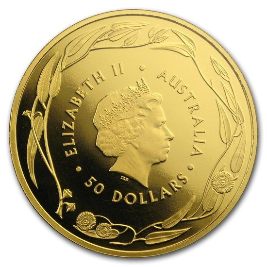 Australijski Kangur 1/2 uncji Złota 2018 Royal Australian Mint