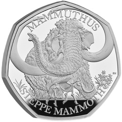 Tales of the Earth - Mamut de la Estepa 50p Srebro 2024 Proof
