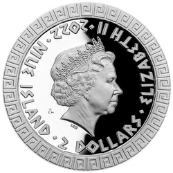 Niue: Creature mitiche - Pegaso $2 Srebro 2022 Proof