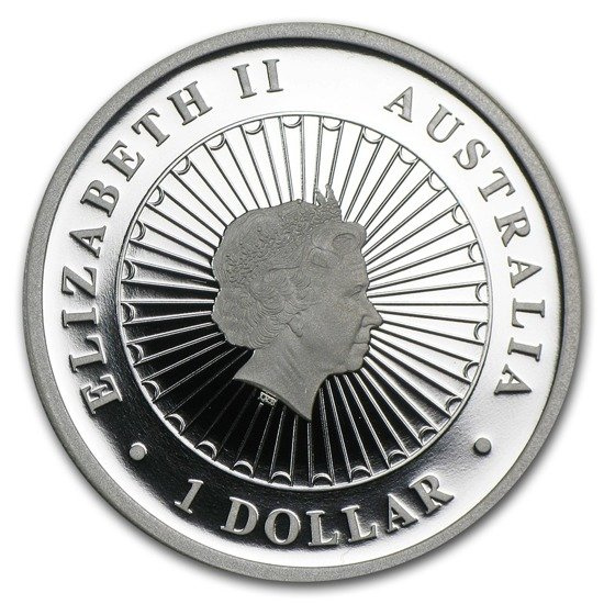 Canguro 1 oncia d'argento Silver 2013 PROOF OPAL