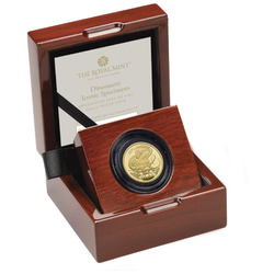 Dinosaures : spécimens emblématiques - Diplodocus 1/4 once en or 2024 Proof