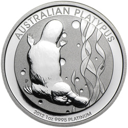 Platynowa Moneta Dziobak Australijski 1 uncja Platyny 2012