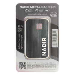 Lingotto Nadir 50 g argento