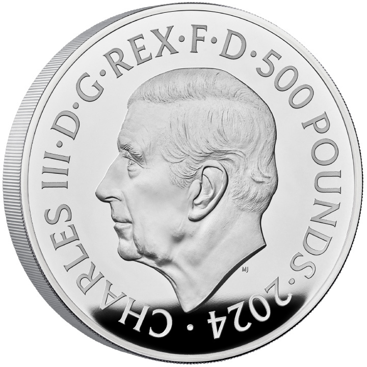 Royal Mint Lunar: Anno del Dragone 1000 grammi d'argento 2024 Proof