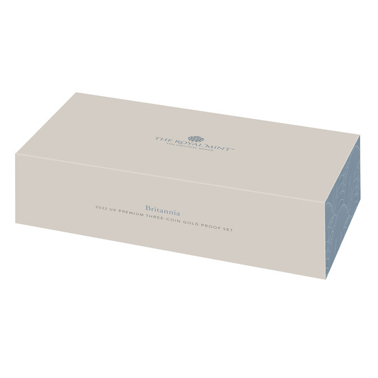 3 darab prémium érme Britannia arany 2022 Proof