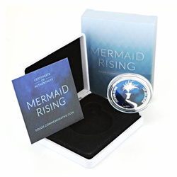 Fiji: Mermaid Rising coloured 1 oz Silver 2018 Proof