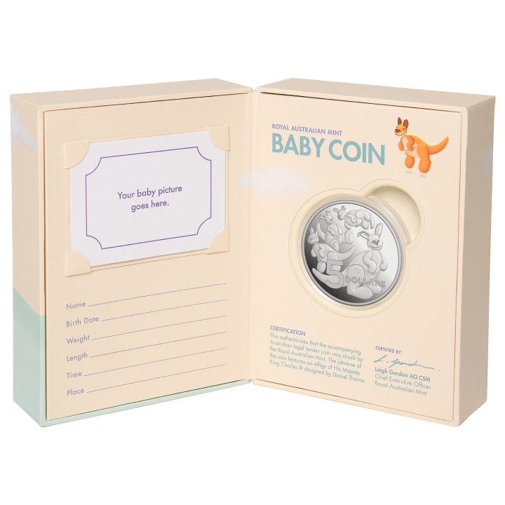 RAM: Baby Coin - Toy Kangaroo 1 oz Silver 2024 Proof