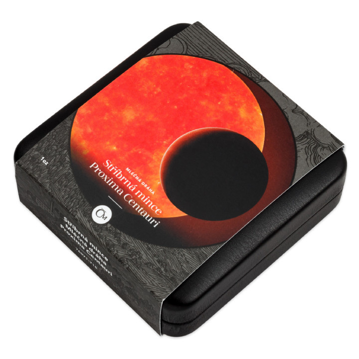 Niue: La Via Lattea - Proxima Centauri colorata $1 Argento 2023 Proof