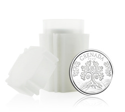 Granada: Nutmeg Tree 20 x 1 oz Plata 2022 (Tuba de 20 piezas)