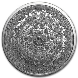 Calendario Azteca 1 oz Plata