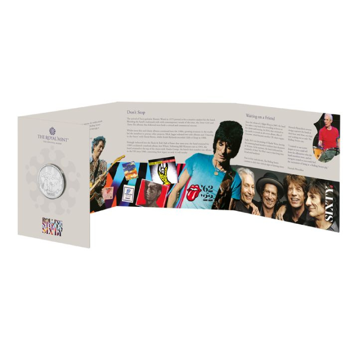 The Rolling Stones £5 Miedzionikiel 2022