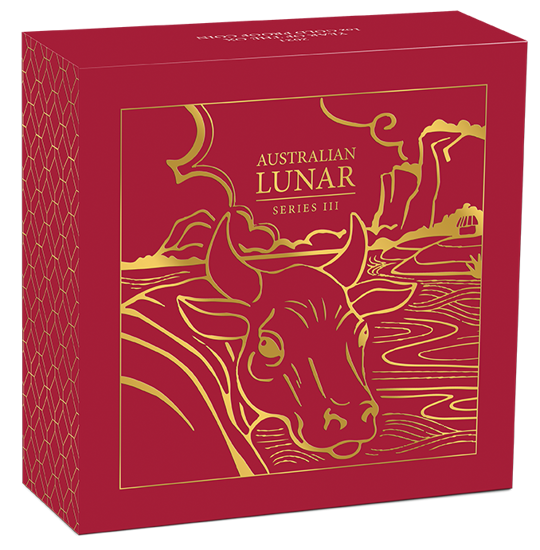 Lunar III: Bika éve 1 uncia arany 2021 Proof