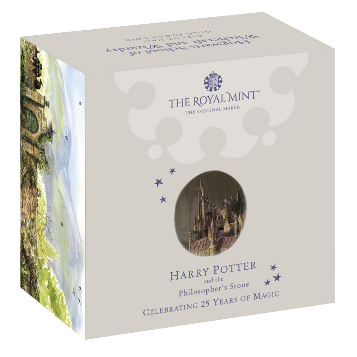 Harry Potter: Escuela Hogwarts de Magia y Hechicería 1/4 oz Oro 2023 Proof