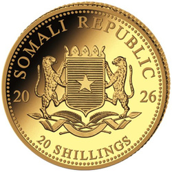 African Wildlife: Leopard 0.5 g Gold Coin 2026 Proof