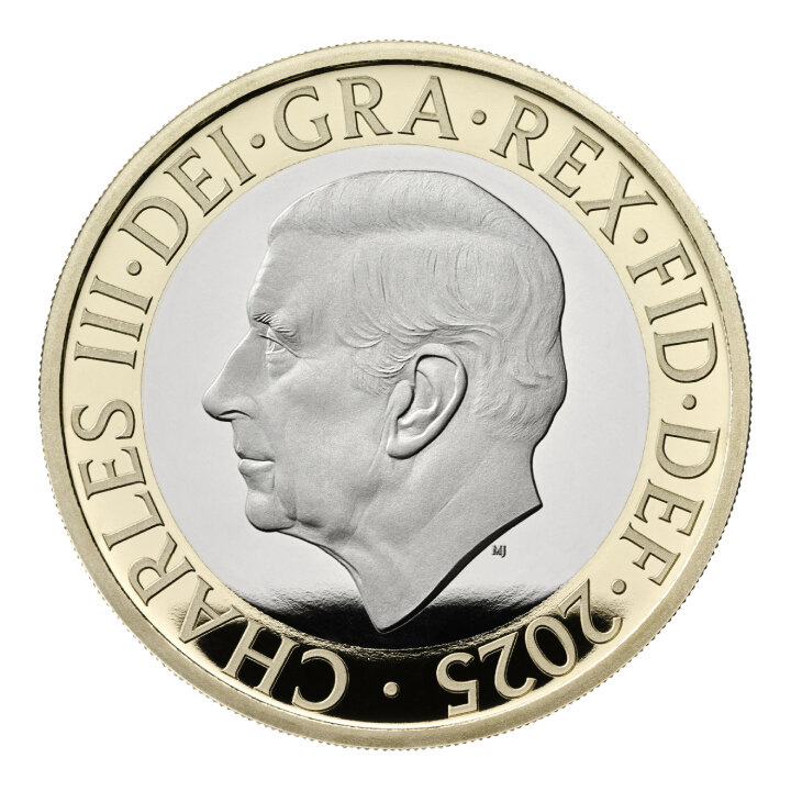 Lote de 14 monedas de plata Gran Bretaña 2025 Proof