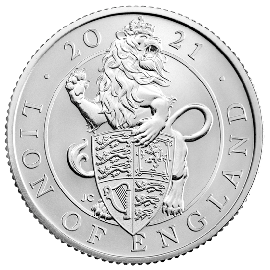 The Queen’s Beasts 2021: Set of 10 coins 1/4 oz Silber Proof