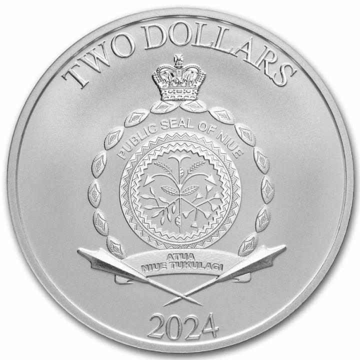 Niue: Star Wars - Grogu "Baby Yoda" 1 oz Silber 2024