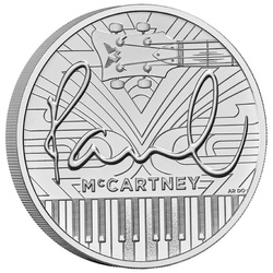 Paul McCartney 5 £ cupronickel 2024