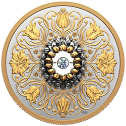 Canada Destello del corazón $20 pozłacany Srebro 2023 Proof