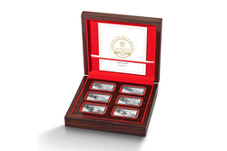 Banconote polacche in circolazione - set di monete d'argento da 10 - 500 zł 2022 Proof