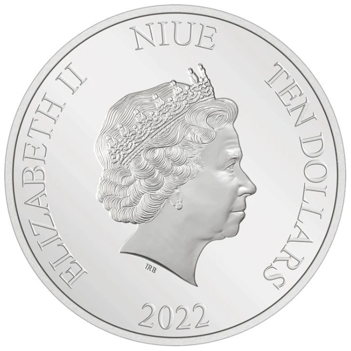 Niue: Star Wars - Battle Scenes of Scarif coloured 3 oz Silver 2022 Proof