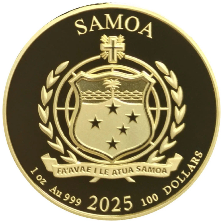 Samoa: Golden Eagle 1 uncja Złota 2025 Prooflike