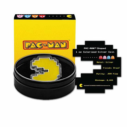 Niue : PAC-MAN coloré 1 once d'argent 2021 Proof