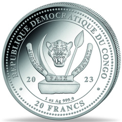 Zestaw 10 monet Her Majesty Queen Elizabeth Srebro 2022 Proof