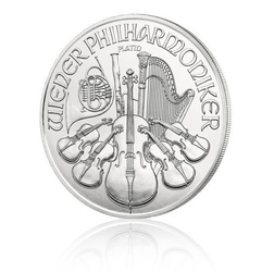 Wiener Philharmoniker 1 oz Platin 2021