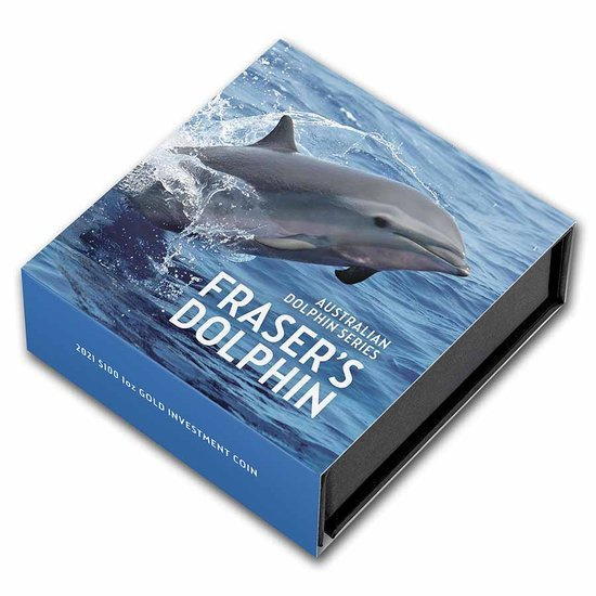 Fraser's Dolphin 1 Unze Gold 2021
