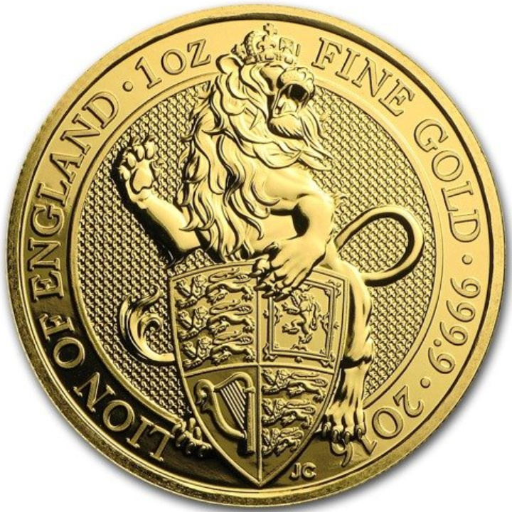 The Queen’s Beasts: Set of 11 coins 1 oz Gold 2016-2020