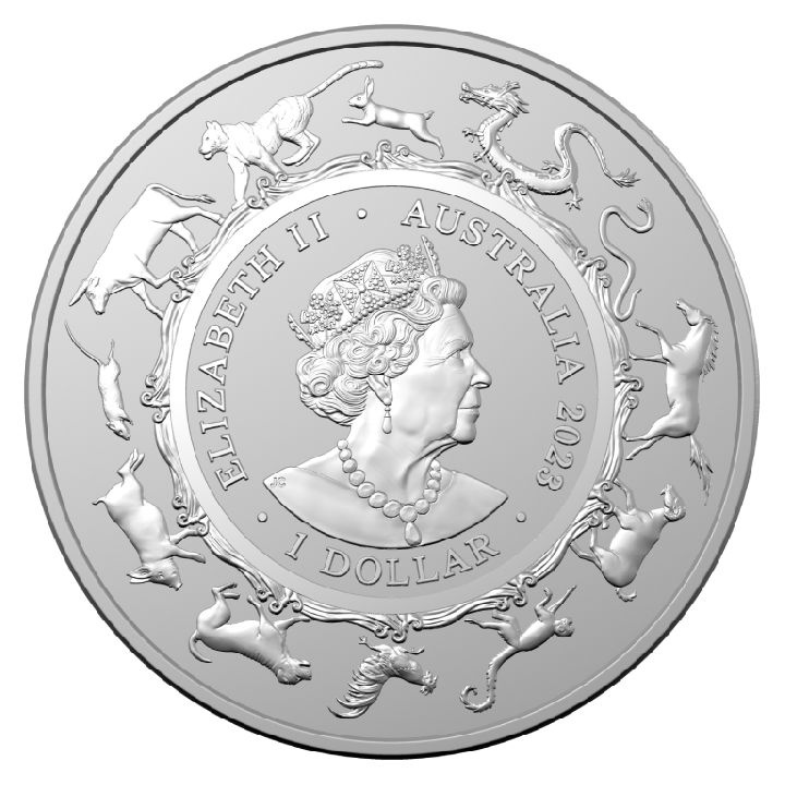 RAM: Holdnaptár – A nyúl éve 1 uncia ezüst 2023