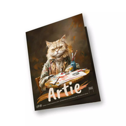 The Holy Land Mint - Human Cats - Artie kolorovaná 1 unce Stříbra 2025