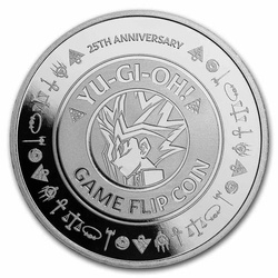 Niue: Yu-Gi-Oh! – 25. výročí 1 unce stříbra 2022 Prooflike (Slab)