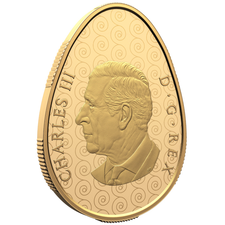 Kanada: Velikonoční vejce 250 dolarů Zlato 2025 proof