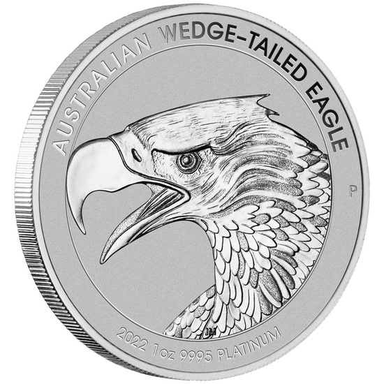 Australian Wedge-Tailed Eagle 1 oz Platinum 2022 Enhanced Reverse Proof
