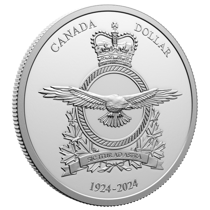 Set Canada: 100° anniversario della Royal Canadian Air Force - Edizione speciale 7 monete d'argento 2024 Proof
